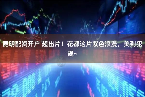 昆明配资开户 超出片！花都这片紫色浪漫，美到犯规~